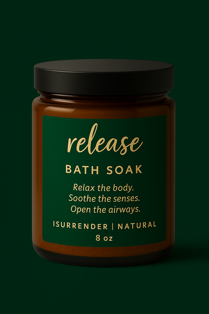 Release Bath Soak — Lemongrass + Eucalyptus Detox Ritual | iSURRENDER | NATURAL
